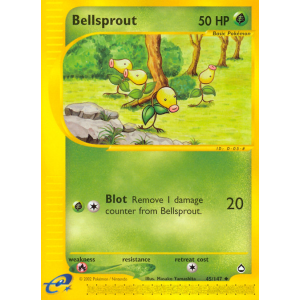 Bellsprout 45/147 Pokemon TCG E-Card Aquapolis