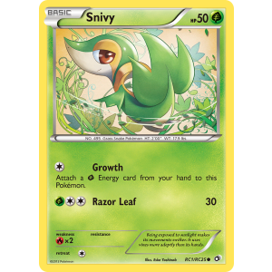 Snivy RC1/113 Pokemon TCG Black & White Legendary Treasures