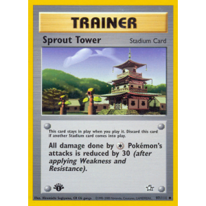 Sprout Tower 97/111 Pokemon TCG Neo Neo Genesis