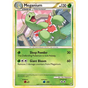 Meganium 27/95 Pokemon TCG HeartGold & SoulSilver Call of Legends