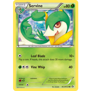 Servine RC2/113 Pokemon TCG Black & White Legendary Treasures