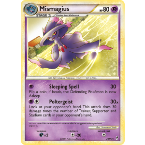 Mismagius 28/95 Pokemon TCG HeartGold & SoulSilver Call of Legends