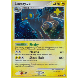 Rare Holo Luxray 8/146 Pokemon TCG Diamond & Pearl Legends Awakened