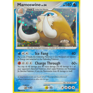 Rare Holo Mamoswine 9/146 Pokemon TCG Diamond & Pearl Legends Awakened