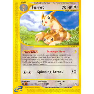 Furret 48/147 Pokemon TCG E-Card Aquapolis