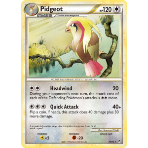 Pidgeot 30/95 Pokemon TCG HeartGold & SoulSilver Call of Legends