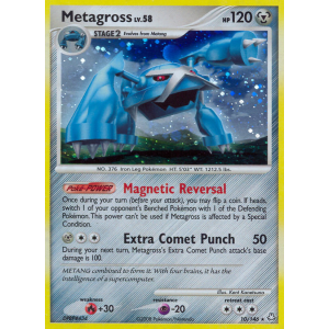 Rare Holo Metagross 10/146 Pokemon TCG Diamond & Pearl Legends Awakened