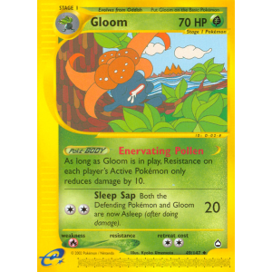 Gloom 49/147 Pokemon TCG E-Card Aquapolis