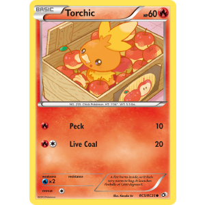 Torchic RC5/113 Pokemon TCG Black & White Legendary Treasures