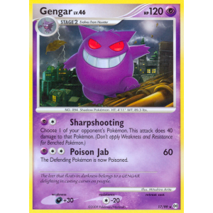 Gengar 17/99 Pokemon TCG Platinum Arceus