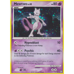 Rare Holo Mewtwo 11/146 Pokemon TCG Diamond & Pearl Legends Awakened