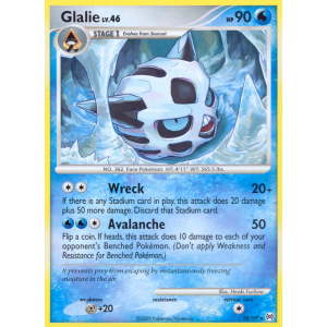 Glalie 18/99 Pokemon TCG Platinum Arceus