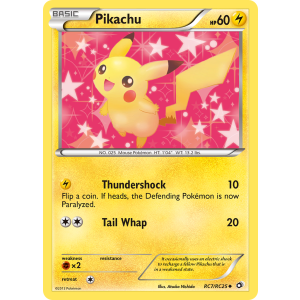 Pikachu RC7/113 Pokemon TCG Black & White Legendary Treasures