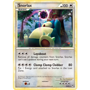 Snorlax 33/95 Pokemon TCG HeartGold & SoulSilver Call of Legends