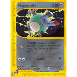 Magnemite 52/147 Pokemon TCG E-Card Aquapolis