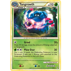 Tangrowth 34/95 Pokemon TCG HeartGold & SoulSilver Call of Legends