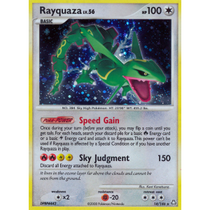 Rare Holo Rayquaza 14/146 Pokemon TCG Diamond & Pearl Legends Awakened