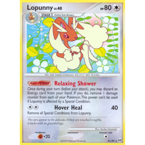 Lopunny 21/99 Pokemon TCG Platinum Arceus