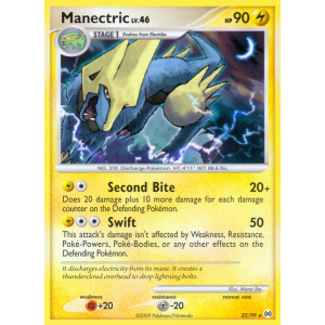 Manectric 22/99 Pokemon TCG Platinum Arceus