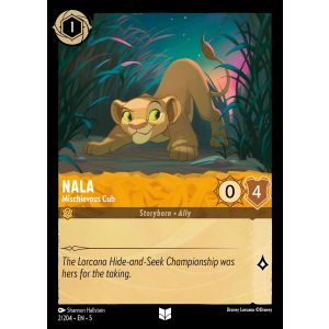 Nala - Mischievous Cub 2/204 Disney Lorcana TCG Shimmering Skies