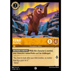 Kenai - Big Brother 5/204 Disney Lorcana TCG Shimmering Skies