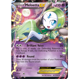 Meloetta-EX RC11/113 Pokemon TCG Black & White Legendary Treasures