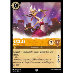 Gazelle - Pop Star 11/204 Disney Lorcana TCG Shimmering Skies