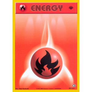  Fire Energy 107/111 Pokemon TCG Neo Neo Genesis