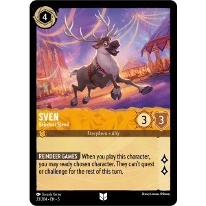 Sven - Reindeer Steed 23/204 Disney Lorcana TCG Shimmering Skies