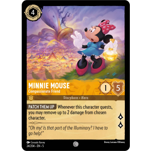 Minnie Mouse - Compassionate Friend 24/204 Disney Lorcana TCG Shimmering Skies