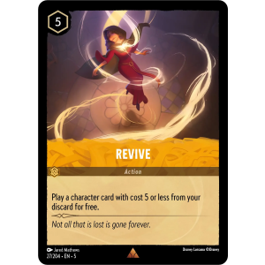 Revive 27/204 Disney Lorcana TCG Shimmering Skies