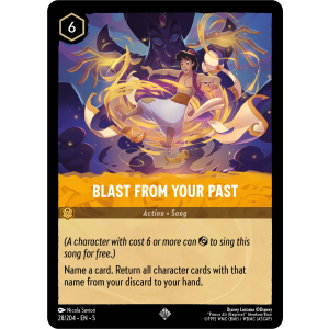 Super Rare Blast From Your Past 28/204 Disney Lorcana TCG Shimmering Skies