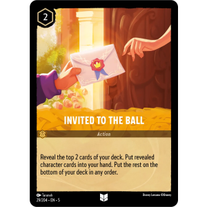 Invited to the Ball 29/204 Disney Lorcana TCG Shimmering Skies