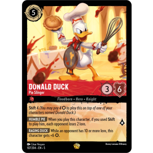 Donald Duck - Pie Slinger 107/204 Disney Lorcana TCG Shimmering Skies