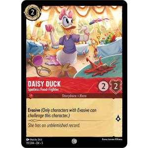 Daisy Duck - Spotless Food-Fighter 111/204 Disney Lorcana TCG Shimmering Skies