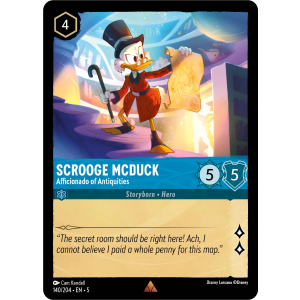 Scrooge McDuck - Afficionado of Antiquities 140/204 Disney Lorcana TCG Shimmering Skies