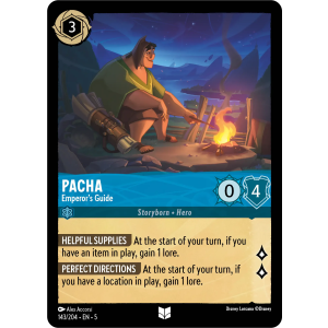 Pacha - Emperor's Guide 143/204 Disney Lorcana TCG Shimmering Skies