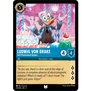 Ludwig Von Drake - Self-Proclaimed Genius 151/204 Disney Lorcana TCG Shimmering Skies