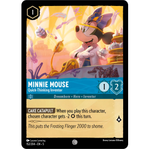 Minnie Mouse - Quick-Thinking Inventor 152/204 Disney Lorcana TCG Shimmering Skies