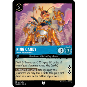 King Candy - Sweet Abomination 154/204 Disney Lorcana TCG Shimmering Skies