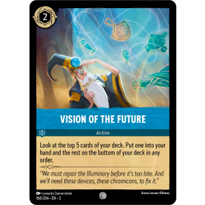 Vision of the Future 160/204 Disney Lorcana TCG Shimmering Skies