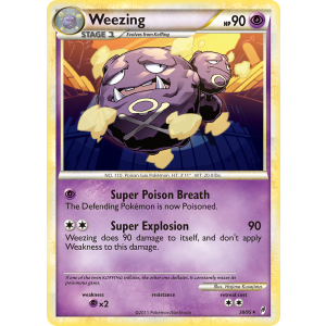 Weezing 38/95 Pokemon TCG HeartGold & SoulSilver Call of Legends