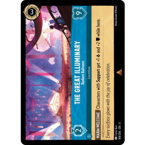 The Great Illuminary - Radiant Ballroom 169/204 Disney Lorcana TCG Shimmering Skies