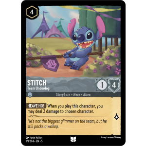 Stitch - Team Underdog 171/204 Disney Lorcana TCG Shimmering Skies