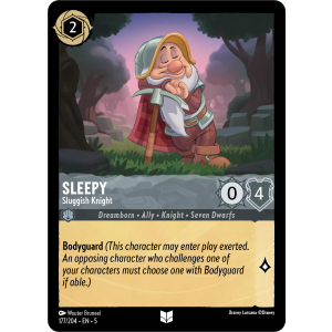 Sleepy - Sluggish Knight 177/204 Disney Lorcana TCG Shimmering Skies