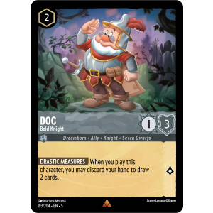 Doc - Bold Knight 193/204 Disney Lorcana TCG Shimmering Skies