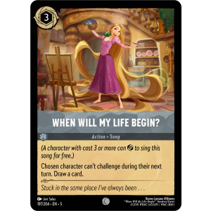 When Will My Life Begin 197/204 Disney Lorcana TCG Shimmering Skies