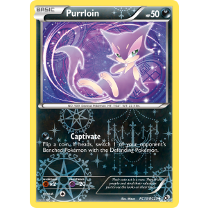 Purrloin RC13/113 Pokemon TCG Black & White Legendary Treasures