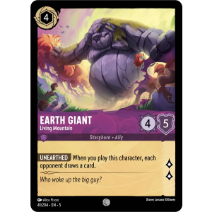 Earth Giant - Living Mountain 41/204 Disney Lorcana TCG Shimmering Skies