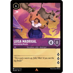 Luisa Madrigal - Entertaining Muscle 45/204 Disney Lorcana TCG Shimmering Skies